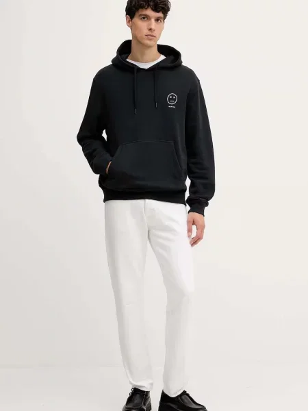 Кофта Rag & Bone з капюшоном з аплікацією чорний