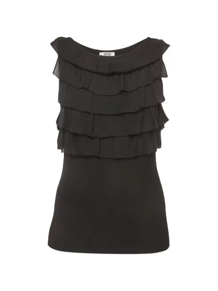 Top Moschino Cheap & Chic fără mâneci negru