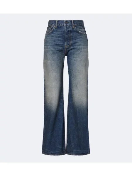Blugi cu picior larg Acne Studios albastru