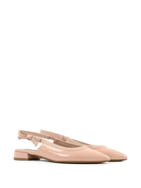 Pantofi cu toc Karl Lagerfeld slingback roz