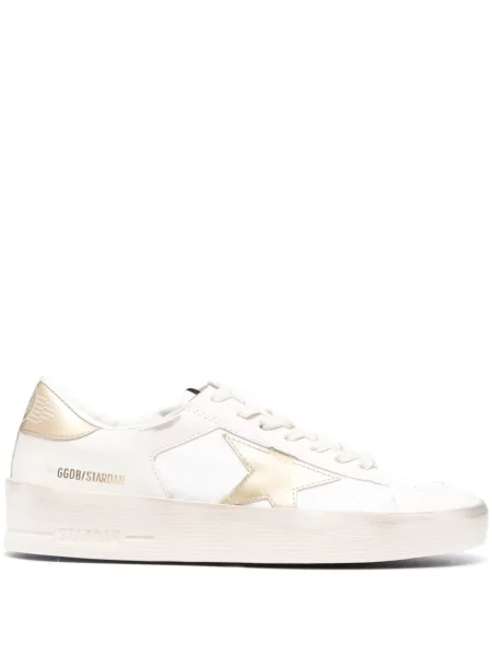 Sneakerși Golden Goose Stardan din piele alb