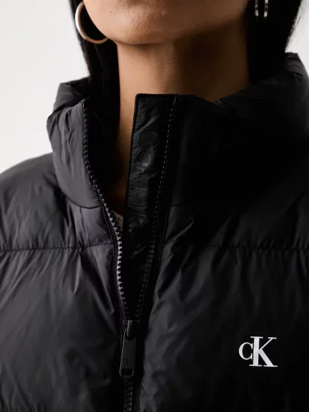 Calvin Klein Jeans късо яке дамско черно