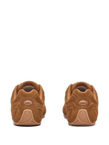 Sneakerși Marc Jacobs cu șireturi din dantelă maro