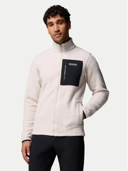 Geacă Columbia din fleece bej