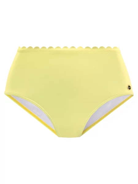 LASCANA Bikini hlačke Scallop' rumena