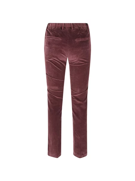 Pantaloni Myths de catifea cord violet