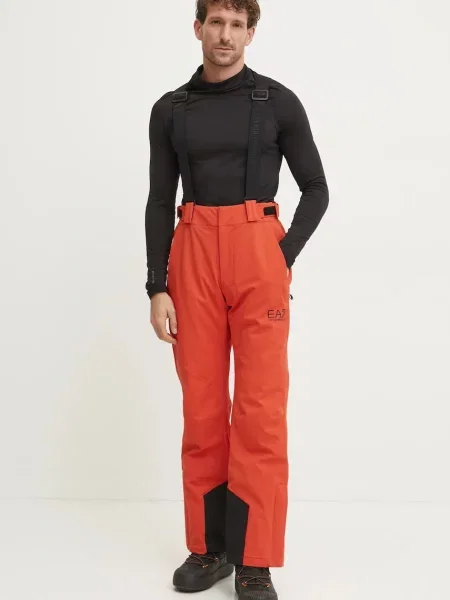 Lyžařské kalhoty Emporio Armani Kitzbuhel Protectum oranžové
