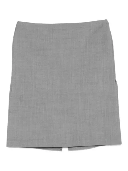 Spódnica midi Calvin Klein Collection do kolan szara