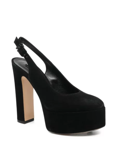 Pantofi cu toc Casadei cu platformă negru