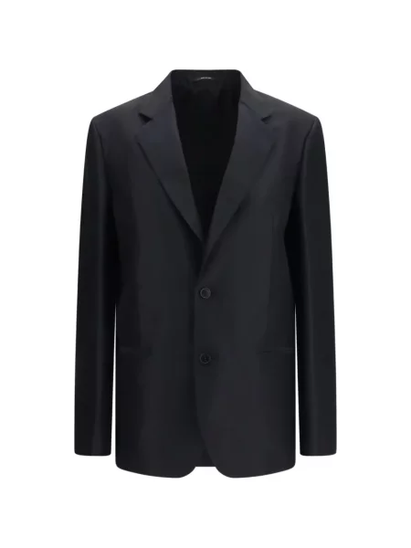 Geacă Gucci de mătase negru