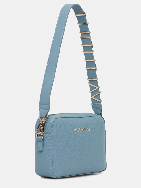 Valentino Bags crossbody torbica iz umetnega usnja modra