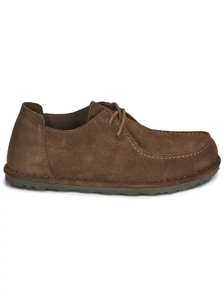 Pantofi Birkenstock din dantelă maro