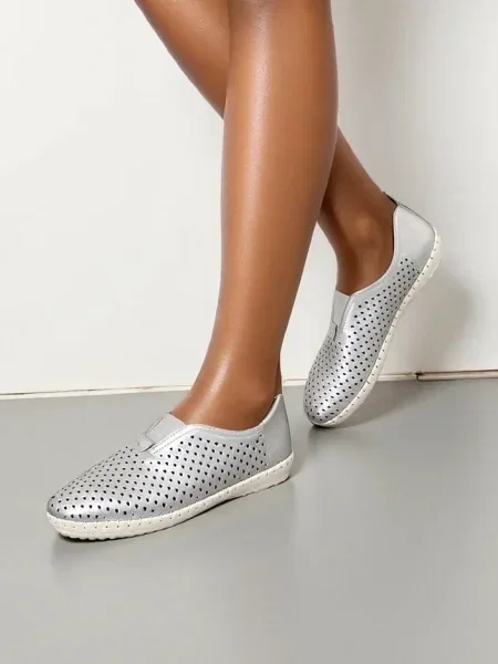 Pantofi loafer Resti alb