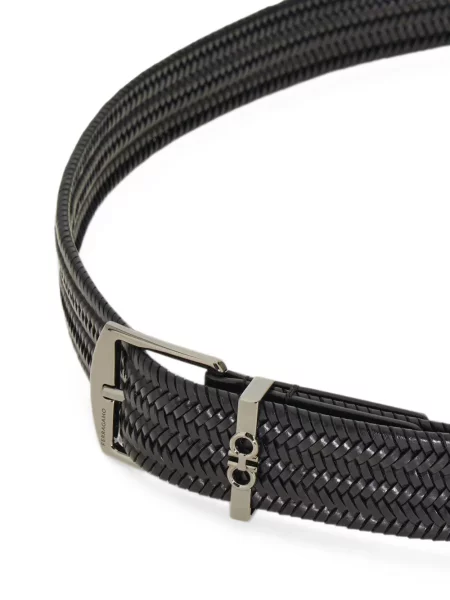 Cu centură curea Ferragamo negru