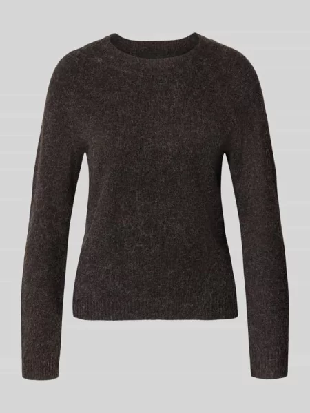 Sweter o kroju regular fit z okrągłym dekoltem model DOFFY' Vero Moda