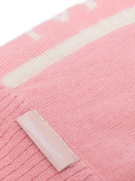 Czapka dziecięca Moncler Enfant różowa