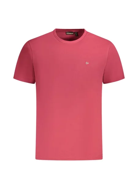 Tricou Napapijri cu autograf roz