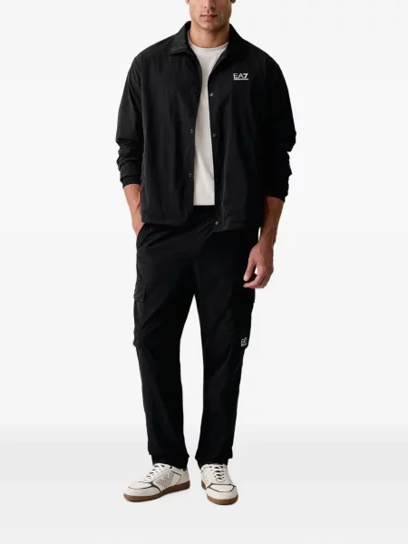 Geacă Ea7 Emporio Armani cu imagine negru