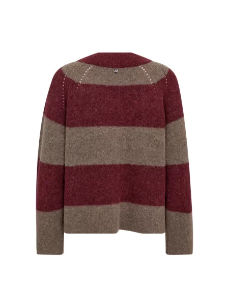 Mos Mosh Sweter Mmtaci Z Alpaki rot czerwony