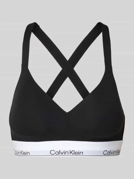 Biustonosz typu bralette z watowanymi miseczkami model ‘Lift’ Calvin Klein Underwear czarny