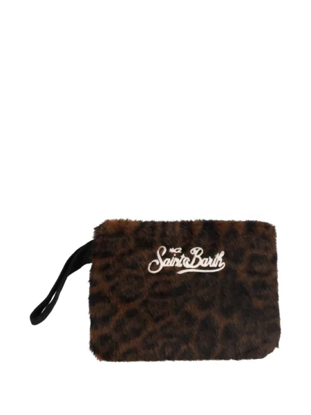 Leopardí psaníčko Mc2 Saint Barth s potiskem s kožíškem hnědé
