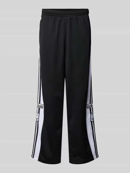Spodnie Adidas Originals z autografem czarne