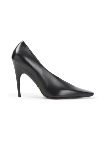 Czółenka Balenciaga skórzana czarna