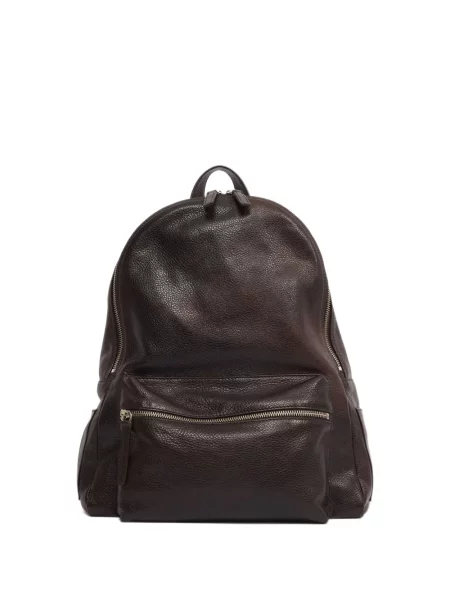 Rucsac Orciani din piele maro