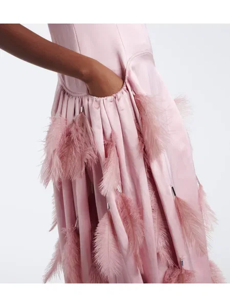 Rochie Jacques Wei din satin roz