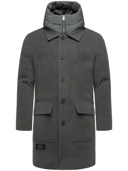 STONE HARBOUR Zimní kabát Thiagoo XX antracitová