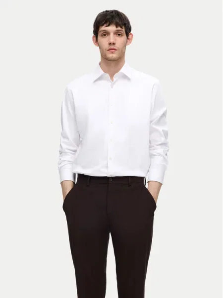 Selected Homme Cămașă Slim Fit alb