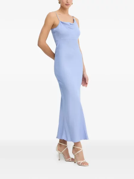Rochie midi Twinset drapată albastru