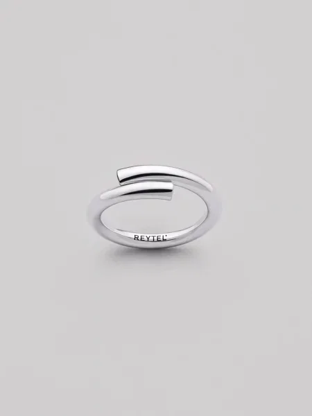 REYTEL Inele Line argintiu