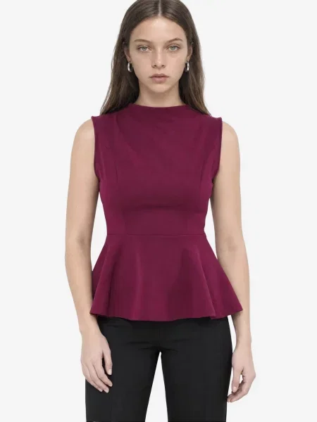 Busem Bluza Blusen burgund
