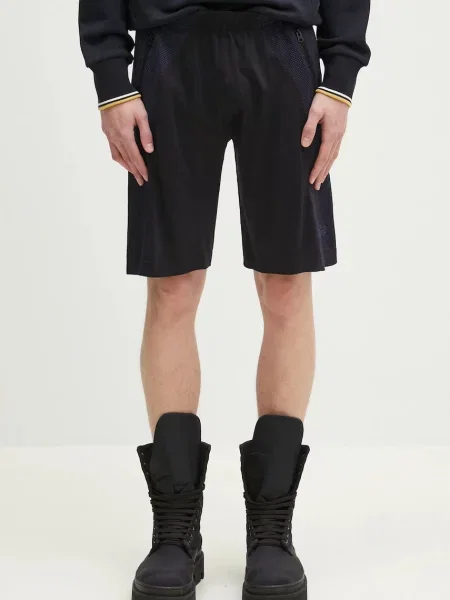 Alpha Industries pantaloni scurti Seamless Short barbati negru