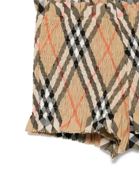 Szorty dziecięce Burberry brązowe