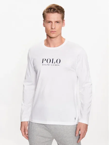 Polo Ralph Lauren Тениска с дълъг ръкав бял