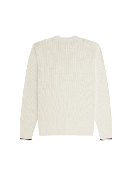 Sweter Fred Perry z nadrukiem beżowy