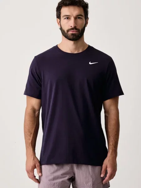 Nike T-shirt treningowy Dri-FIT fioletowa