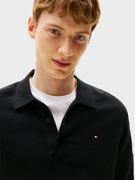 Поло Tommy Hilfiger чорне