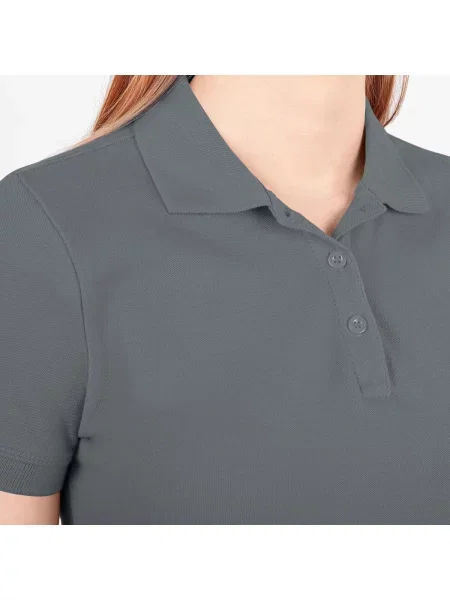 Koszulka polo Jako Organic szara