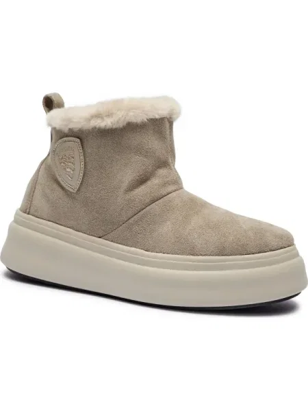 BLAUER Hótaposó SUE | shearling | hasított bőr bézs