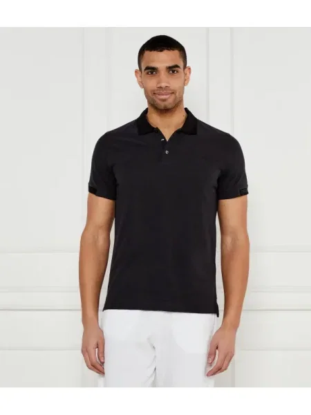 Emporio Armani Tenisz póló | Regular Fit fekete