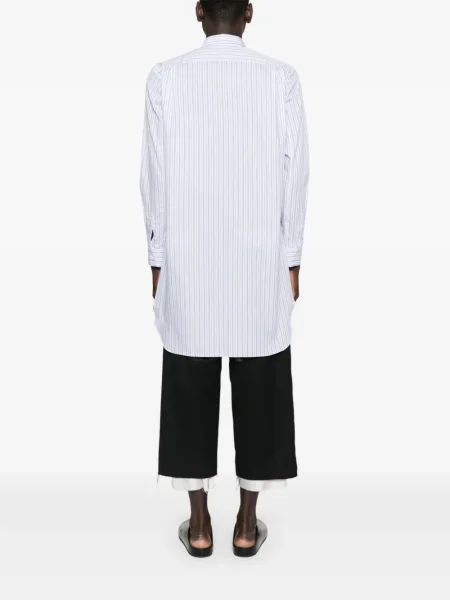 Риза Comme Des Garçons Shirt на райета с принт бяло