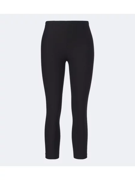 Pantaloni The Row skinny fit negru