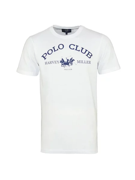 HARVEY MILLER Majica Club črna bela