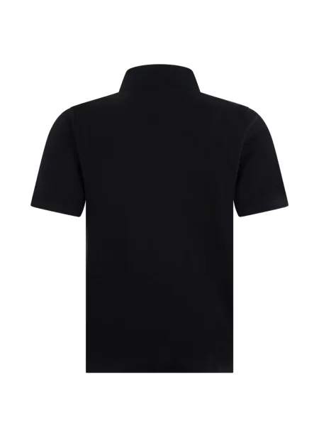 Tricou polo Boss cu aplicații negru