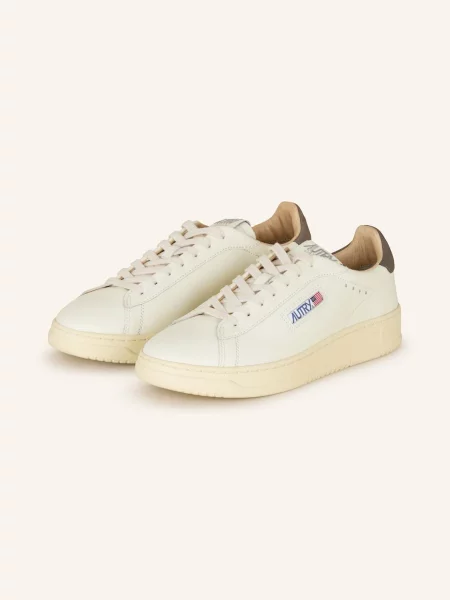 Sneakersy Autry skórzane retro beżowe