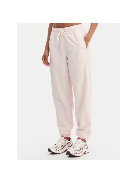 Reebok Sportinės kelnės Galina Relaxed Fit rožinė