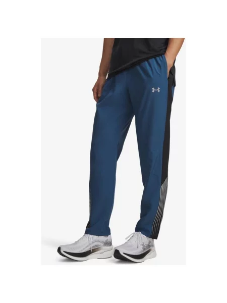 Spodnie Under Armour Velociti Storm niebieskie XL czarne